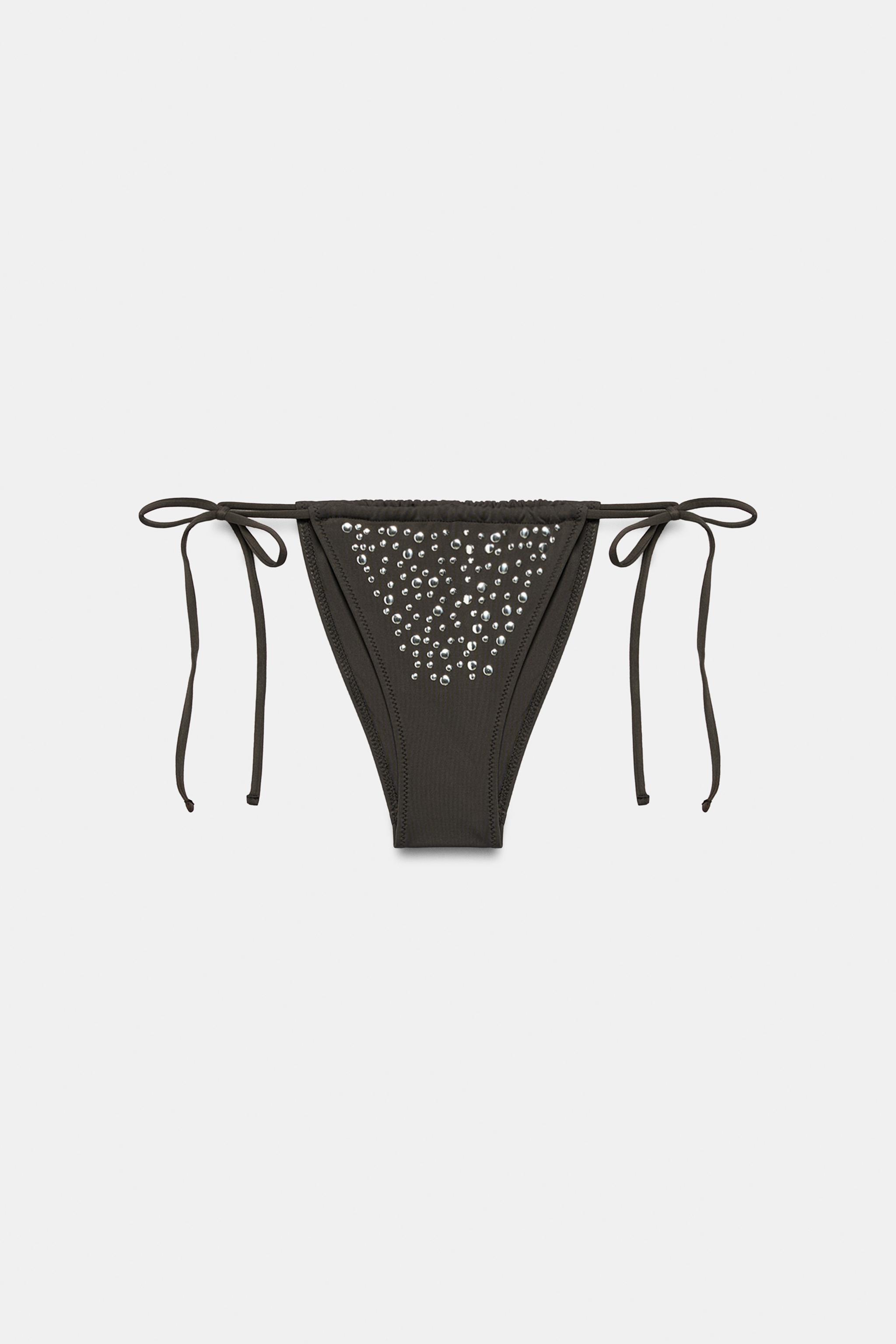 BAS DE BIKINI COULISSANT À NŒUDS